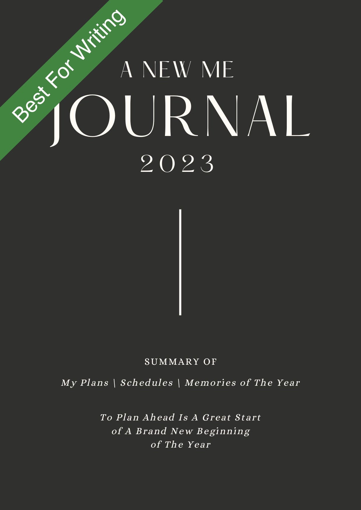 A New Me 2023 Journal Black