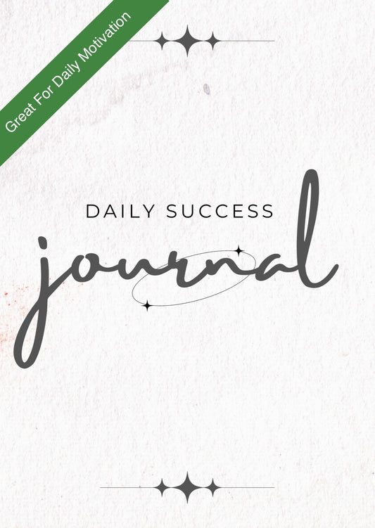 Success Journal - Black