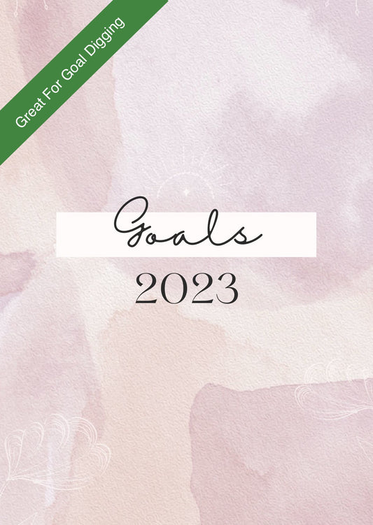 Goal Journaling for 2023 Pink