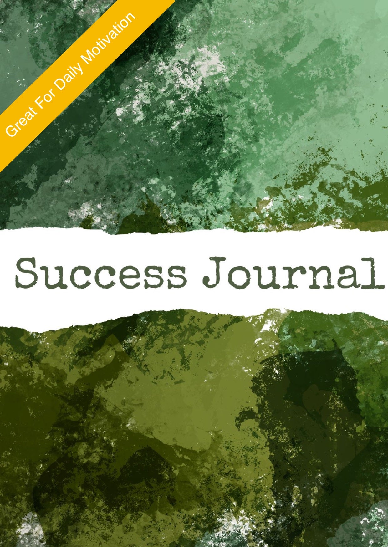 Success Journaling Green and White